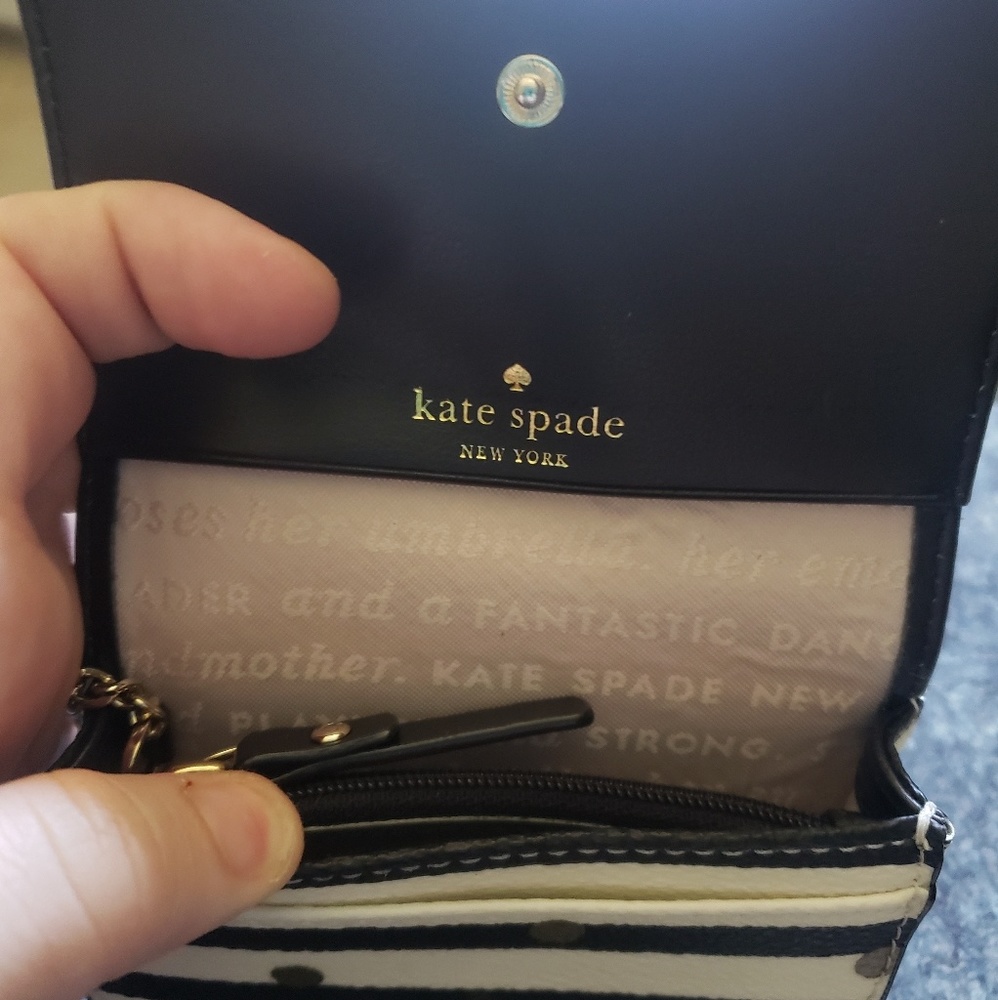 Kate spade keychain wallet